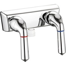 RV Shower Faucet, 4 inch Rv Shower Valve Diverter with Dual Levers Hot/Cold C...
