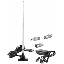 Magnetic Base FM Radio Telescopic Antenna and Amplifier For Onkyo  Radio