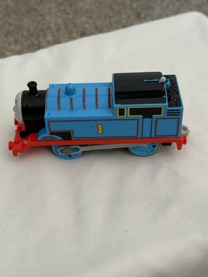 Thomas & Friends TrackMaster Thomas Motorized Engine 2013 Mattel Blue Train Runs