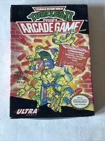 PIZZA OFFER Teenage Mutant Ninja Turtles II complete in box 2 nintendo nes MINT