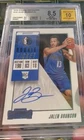 Panini Contenders Jalen Brunson Rookie Ticket Oncard Auto #105 BGS 8.5/10 Mavs