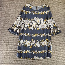 Old Navy Dress Womens Sz Large Half Sleeve Mini Floral