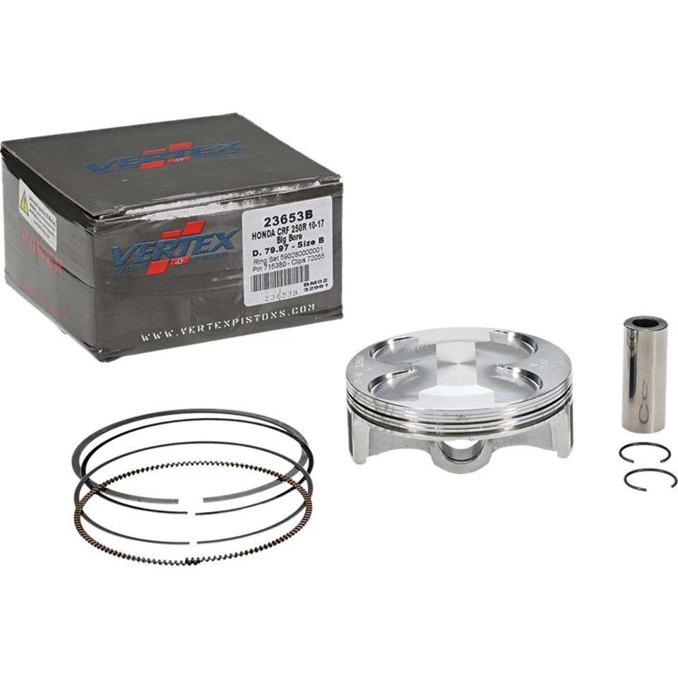 Vertex Big Bore Piston Kit For Honda CRF 250 R 2010-2017 23653B Foto 2 de 4