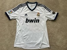 Preowned Adidas Real Madrid 2012/2013 Home Jersey X21987 - Men's Size Large