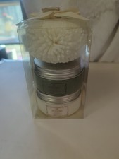 Pier 1 Imports , Body Scrub , Body Butter 3 Piece Gift Set , White Tea And Puff