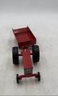 Ertl Red Diecast Metal Collectible Farm Vehicle Tractor Toy With Wagon Trailer