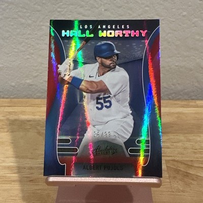 2022 Panini Absolute - Hall Worthy Albert Pujols #HW-3 Spectrum Red /99