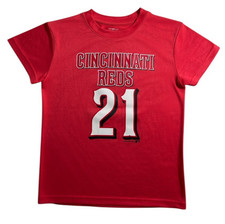Cincinnati Reds Todd Frazier #21 Youth T-Shirt MLB Red Size XS (4/5) Kids Tee