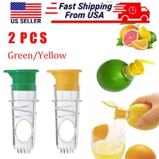 2 Pack Lemon Squeezer Hand Press Manual Reamer Lemon Juicer Easy Juice Extractor