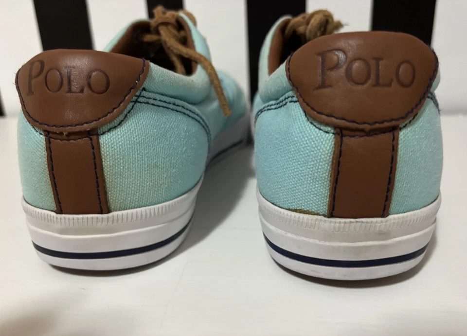 Beverly Hills Polo Club Zapatos Azul Barco Tenis Lona Con Cordones Para Hombre Talla 12 D Foto 2 de 4