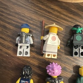 Lego Ninjago Movie Minifigure Lot of 12 Mike Master Woo Lloyd Cole Puffer Nya