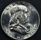 1963 50C FRANKLIN SILVER HALF DOLLAR KM# 199 Grade: Choice BU A6205