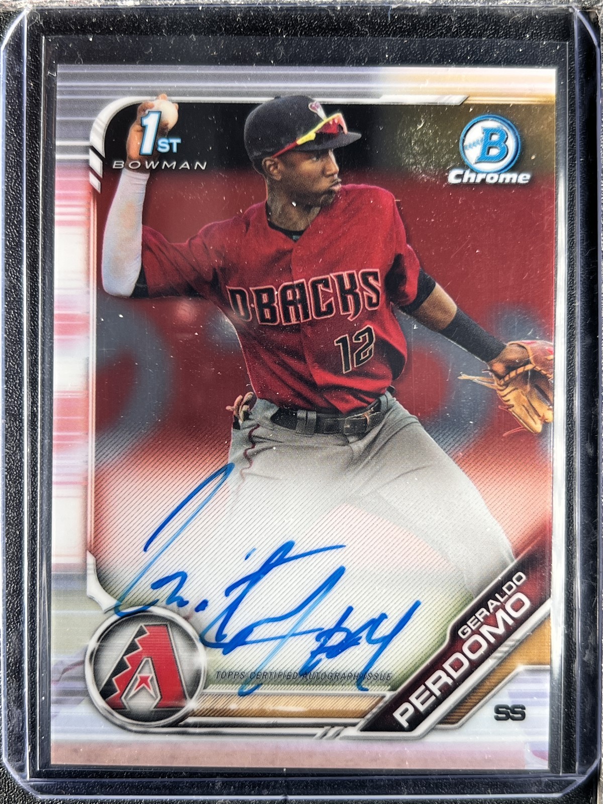 Perdomo, Geraldo - 2019 Bowman Chrome Prospect - Autograph 