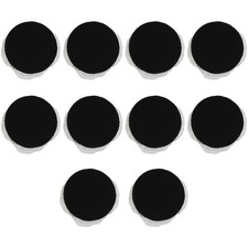 10x Wool Polishing Pads 3inch Lambskin Hook Loop Buffing Car Buffing Pad