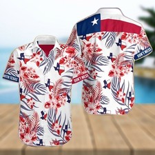 Texas Summer Tropical Hawaiian Shirt