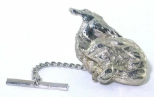 Handmade Casted 15.38 Gram 1 2/5 x 3/4 Inch Sterling Silver Nugget Tie Tack