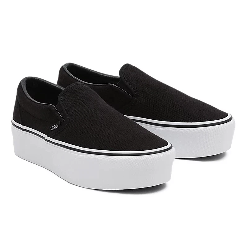 Vans rib knit slip on clearance