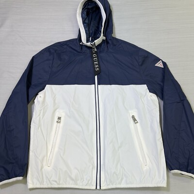 Mens Windbreaker Oversized Hooded Windbreaker Rain Jacket Exley NB