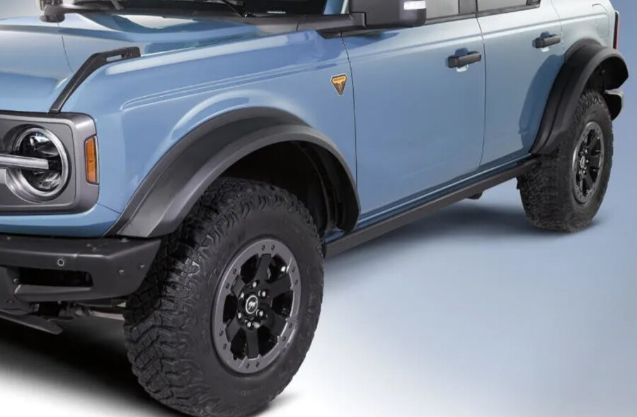 Fits 21-25 Bronco 4-Door Air Design Wide 6pc Fender Flares Satin