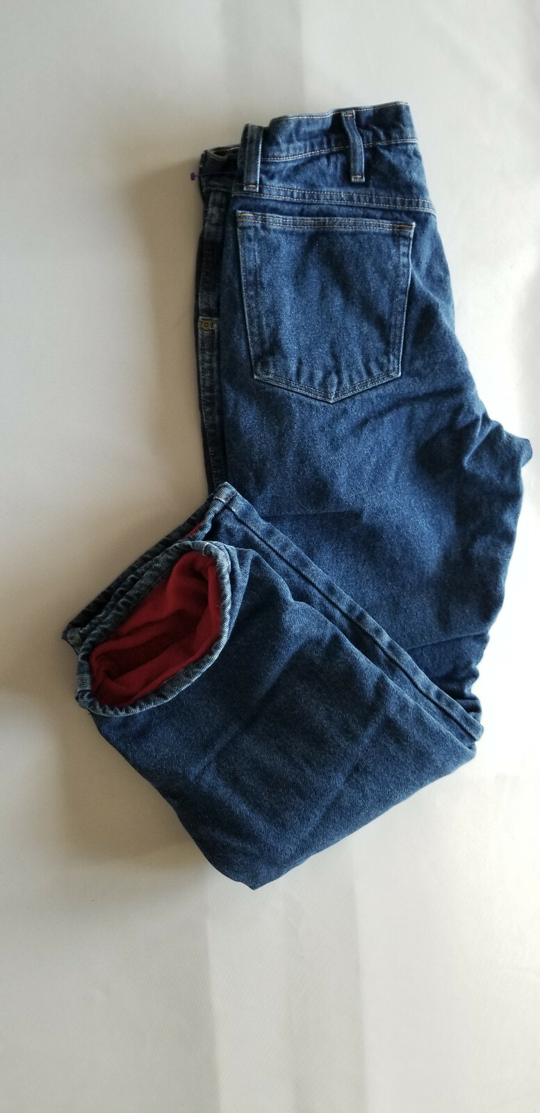 CABELA'S Men Fleece Insulated Classic Fit Cotton Denim Jean 34x30