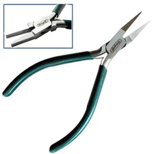 Flat Nose Jaw Pliers 4-1/2”With V-Spring Jewelry Marking Repair Tool Hobby Craft