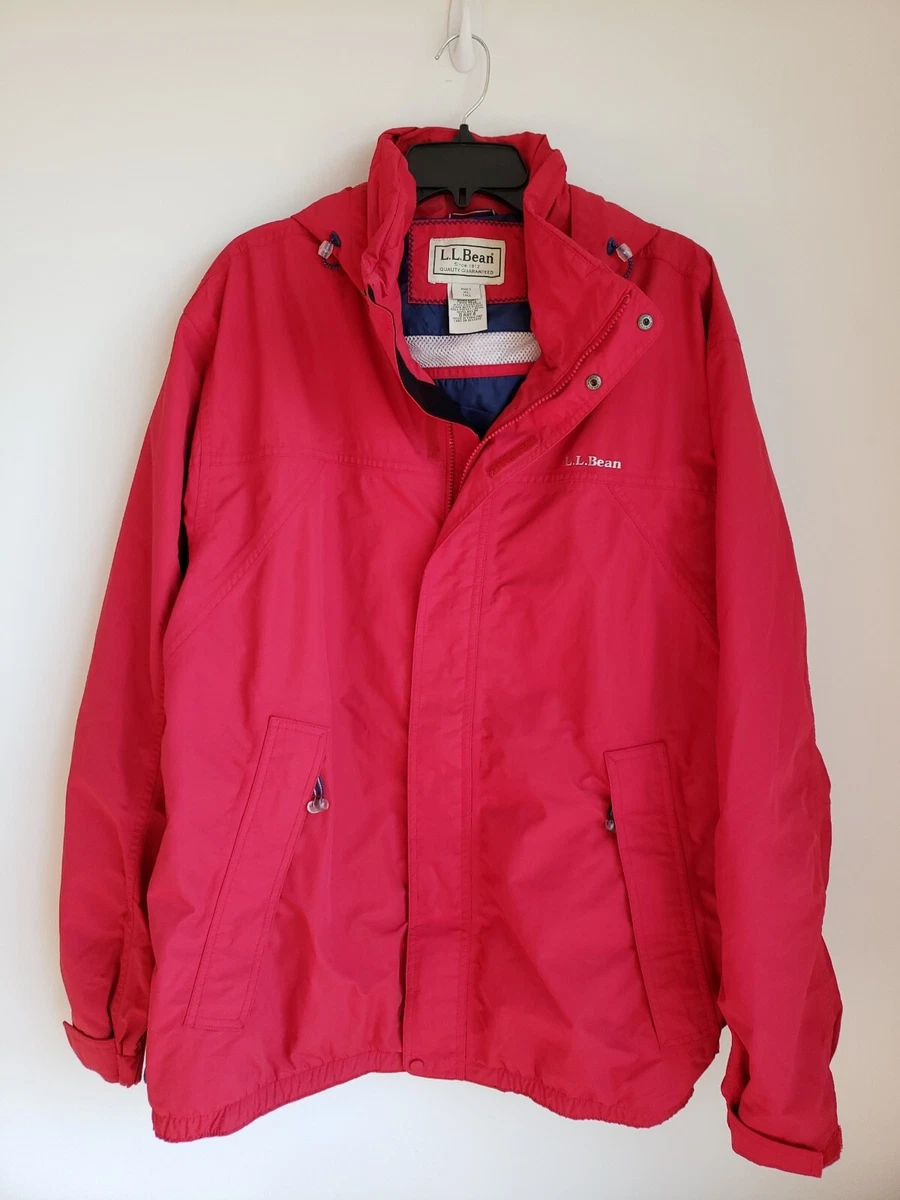 Ll bean red best sale jacket