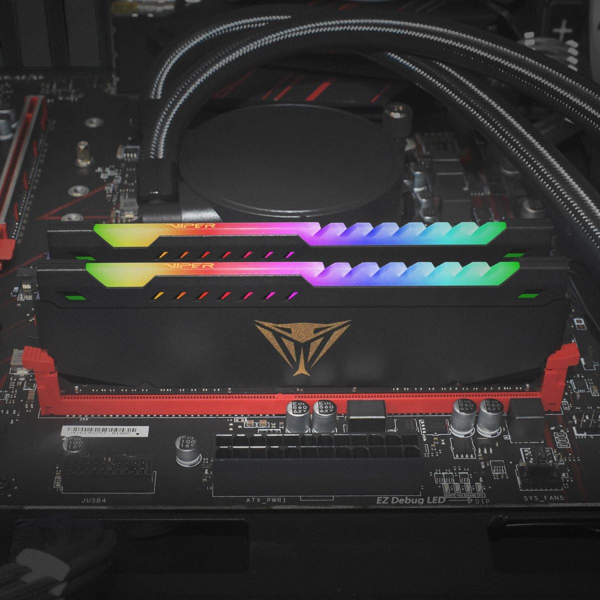 Patriot Viper Steel RGB 64GB (2x32G) DDR4 RAM 3200 3600 UDIMM XMP