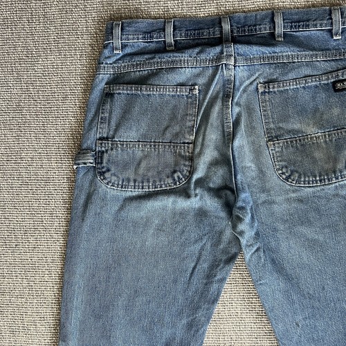 Key Men's Distressed Carpenter Jeans Grunge Stained 32 X 34 (Tag 34 X 36) - Picture 7 of 16