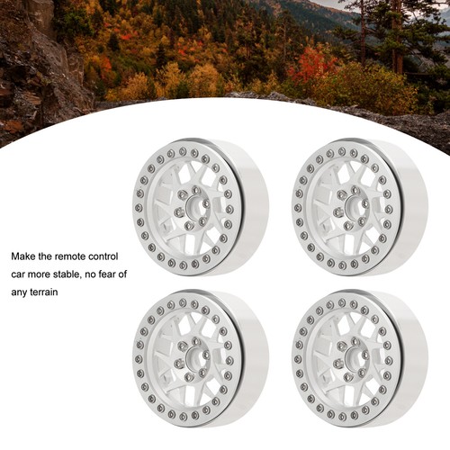 RC Car Wheel Hub 2.2 Inch RC Beadlock Wheels Rims for 1/10 Remote ...