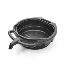 Black Plastic Anti Splash Oil Drain Pan Drip Catcher Pan For Car Motor Truck