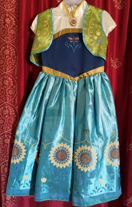 anna frozen spring dress