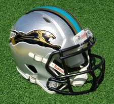 JACKSONVILLE JAGUARS PROTOTYPE FULL-BODY JAG FOOTBALL MINI HELMET