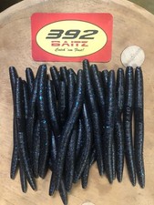 392 Baitz 5” Black/Blue Slap Stick 50ct (We Can Do Any Color You Need)!