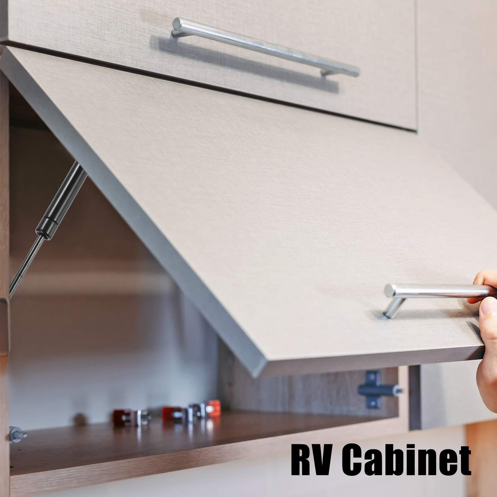 23.6 inch 300N/66Lbs Gas Struts Shocks Lift Supports Lid Supports Lid Stay Black