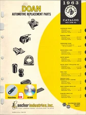 DOAN Automotive 1963 Automotive replacement parts catalog PDF File USB Drive