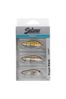 Salmo Trout Pack 3 Stück Kunstköder QMP011 Angelausrüstung
