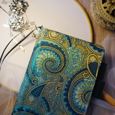 A6 Peacock Theme Creative Lovely Journal Cover Cloth and PU Hobonichi Style