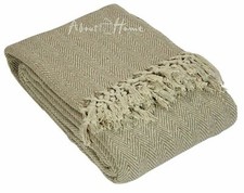 LARGE SIZE 100%COTTON WOVEN SOFA BED SETTEE THROW CHAIR COVER BLANKET BEDSPREAD 