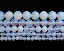 Natural 4/6/8/10/12/14mm White Sri Lanka Moonstone Gems Round Loose Beads 15"