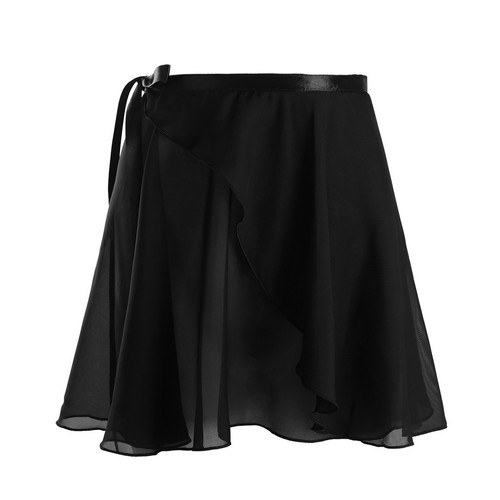 Mujeres Bailarina Ballet Leotardo Envolvente Bufanda Tutú Falda Baile Patín Disfraz Vestido - Imagen 26 de 34