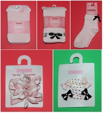 3 4 5 6 7 8 NWT Gymboree IT'S A GIRL THING Bow TIGHTS Pink SOCKS CLIPS U PICK