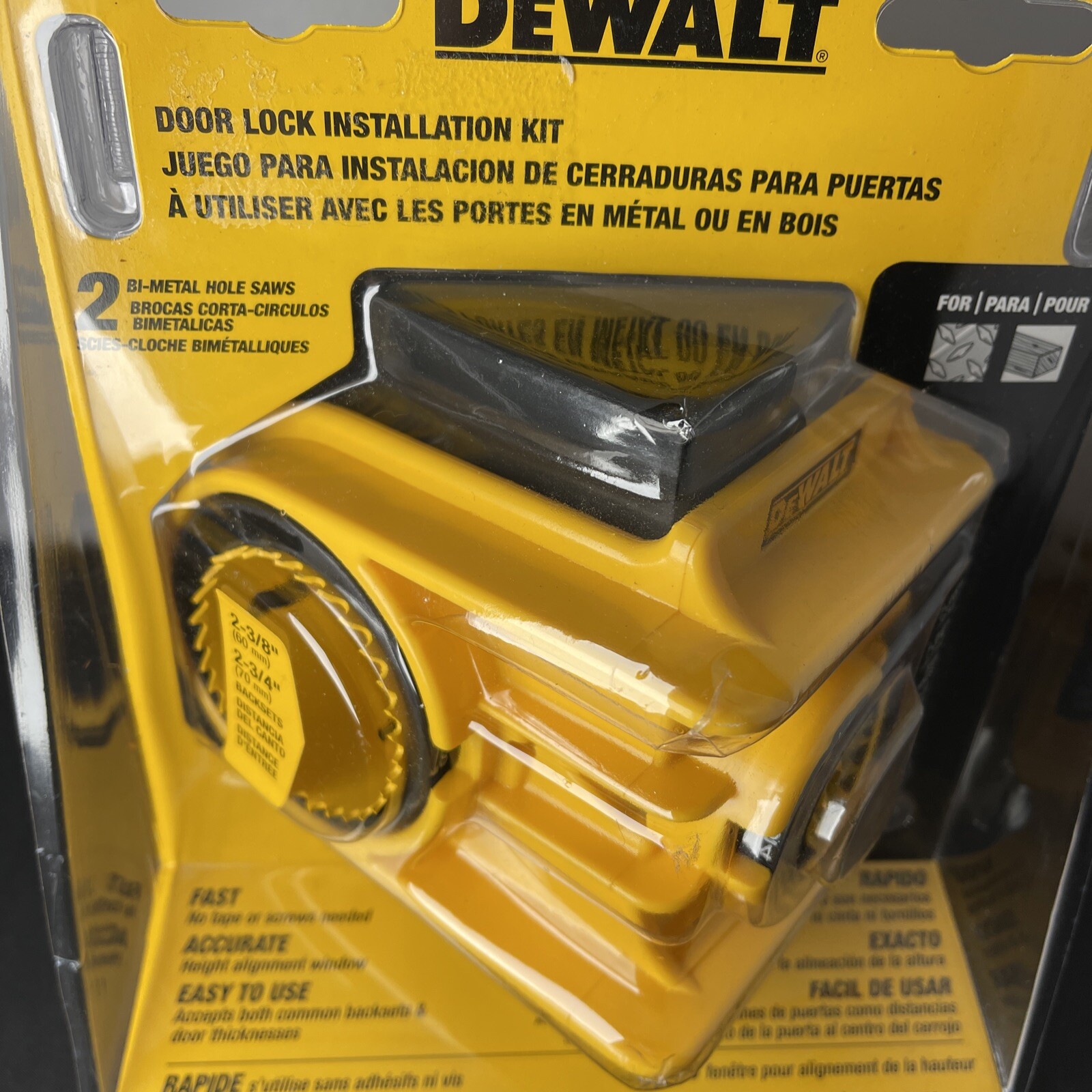 Dewalt Door Lock Installation Kit D180004 eBay