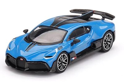 BUGATTI Divo  - blu bugatti - Mini GT 1:64