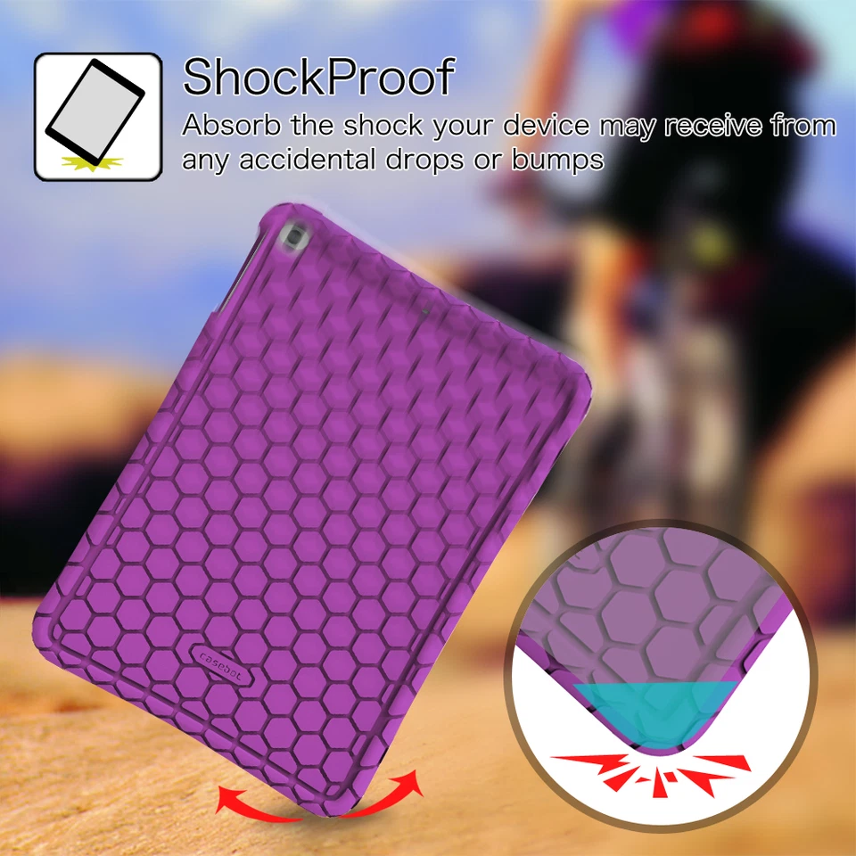 For iPad 6th Gen 9.7" 2018 / 5th Gen 9.7" 2017 Case Shock Proof Silicone Cover - image 3 of 4