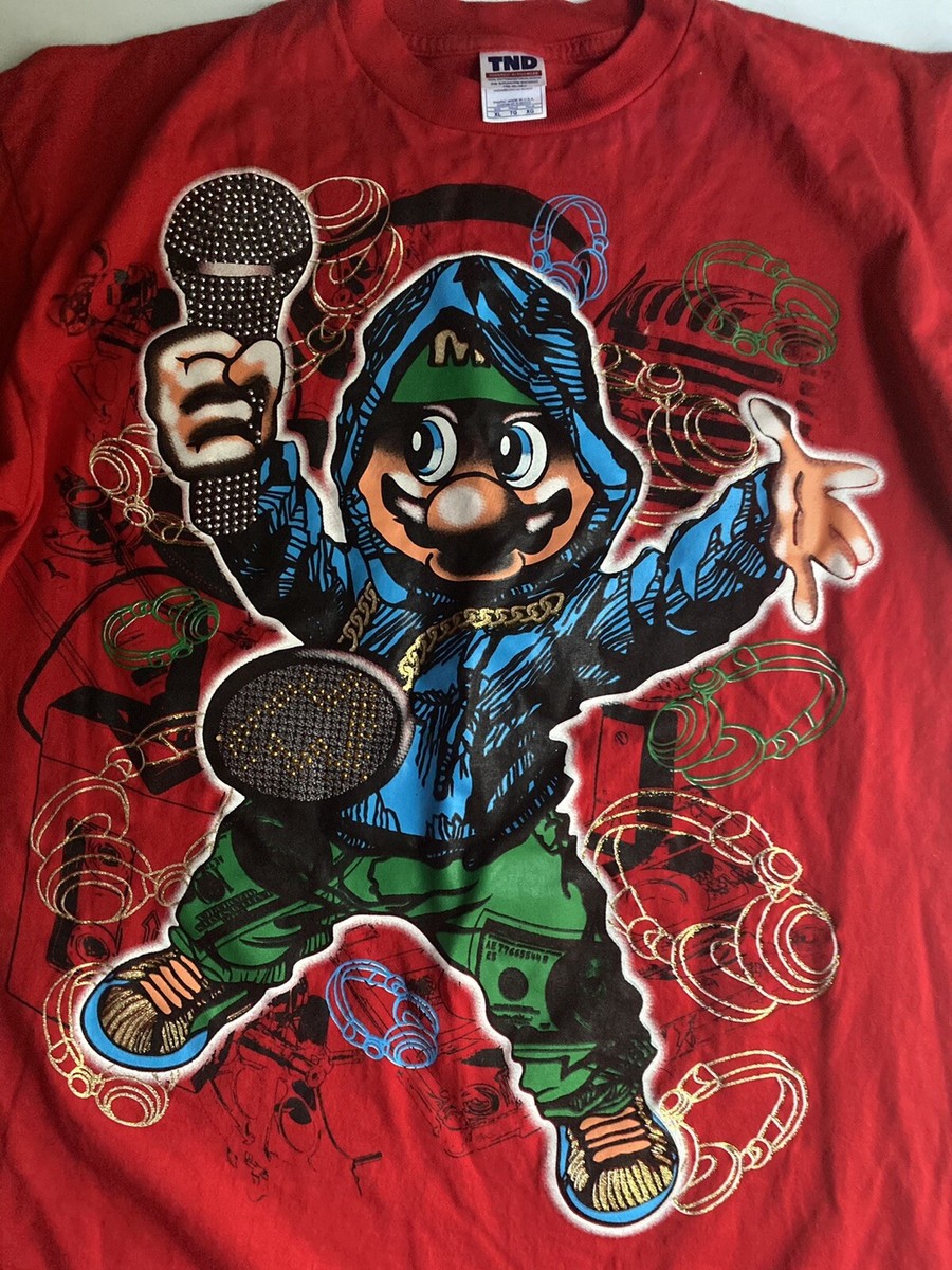 トップス 00s SUPER MARIO character T-shirts Amazon.com: Super Mario Boys Hey You Guys Character Tee T