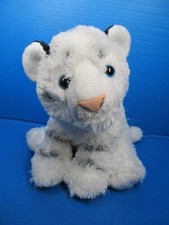 Wild Republic Baby White Tiger Cub Plush 12  Stuffed Animal Blue Eyes
