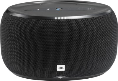 JBL LINK 300 Bluetooth Wi Fi Voice-Activated Speaker Google Assistant Black.