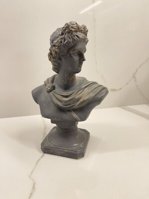 ROMAN BUST STATUE APOLLO BY ANDREA JAPAN PORCELAIN.