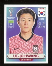2022 Fifa World Cup Panini Sticker Qatar UI-JO HWANG Korea Republic KOR17