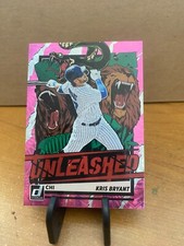 Kris Bryant 2021 Panini Donruss Unleashed pink fireworks #UNL17